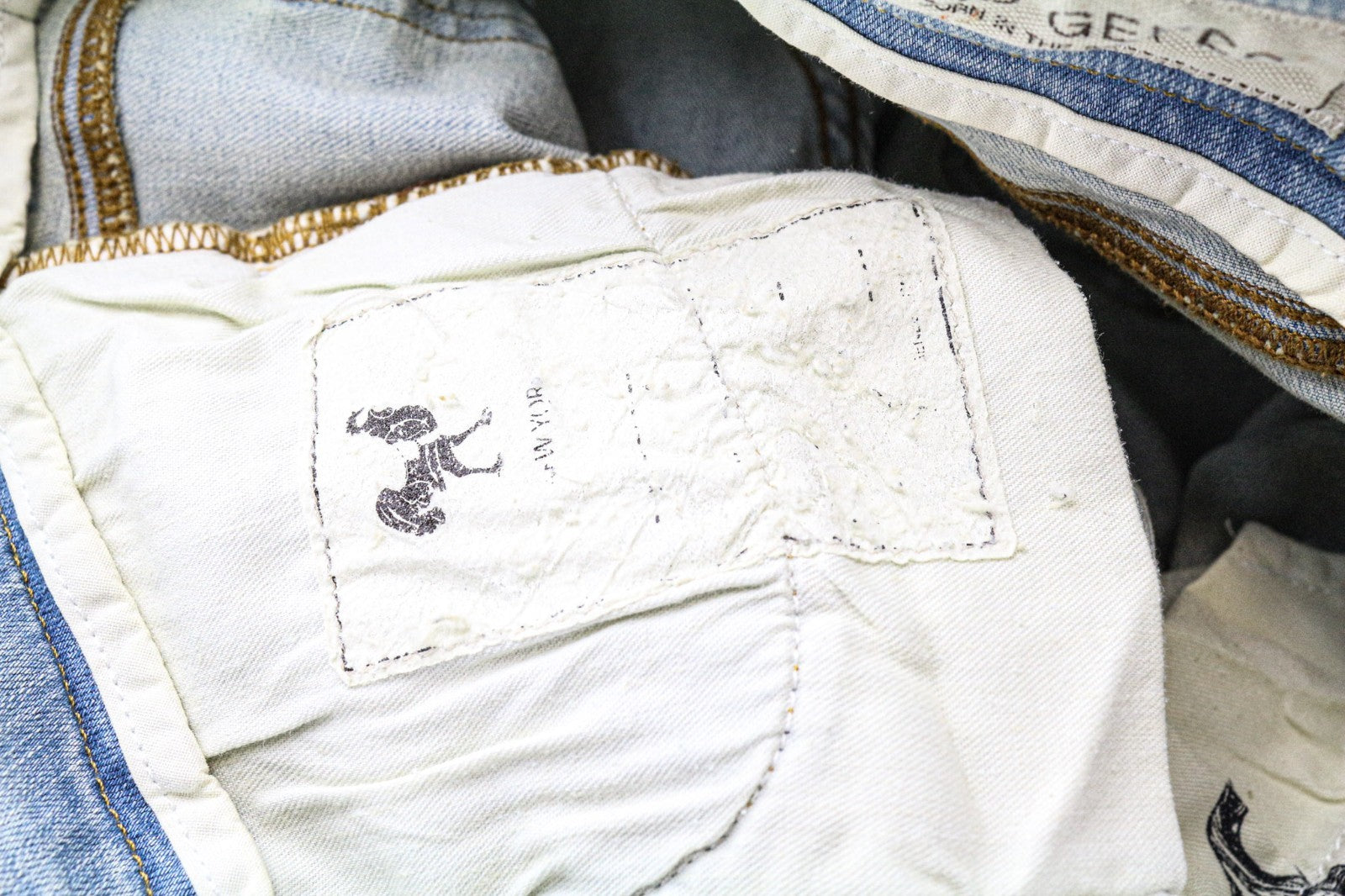 GOOD GENES Women's Jeans W24/L33 Skinny Light Blue Washed Cotton Stretch