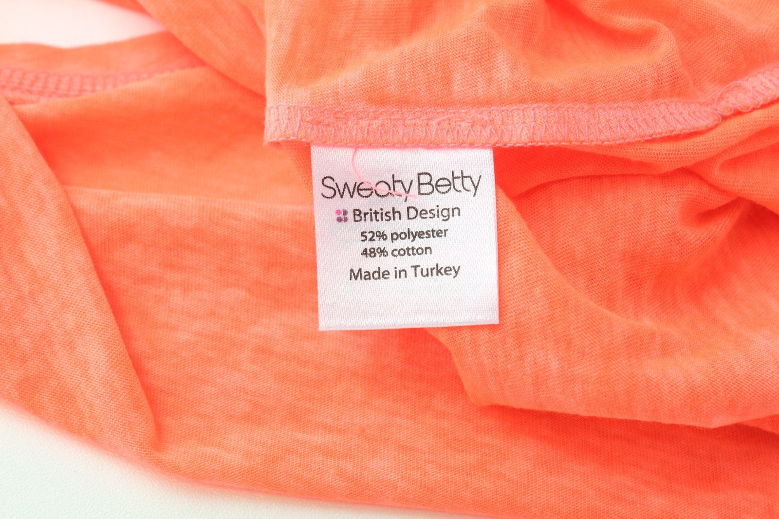 SWEATY BETTY Crop Hoody Women's Tank XL Orange Hooded Sleeveless Sport Top