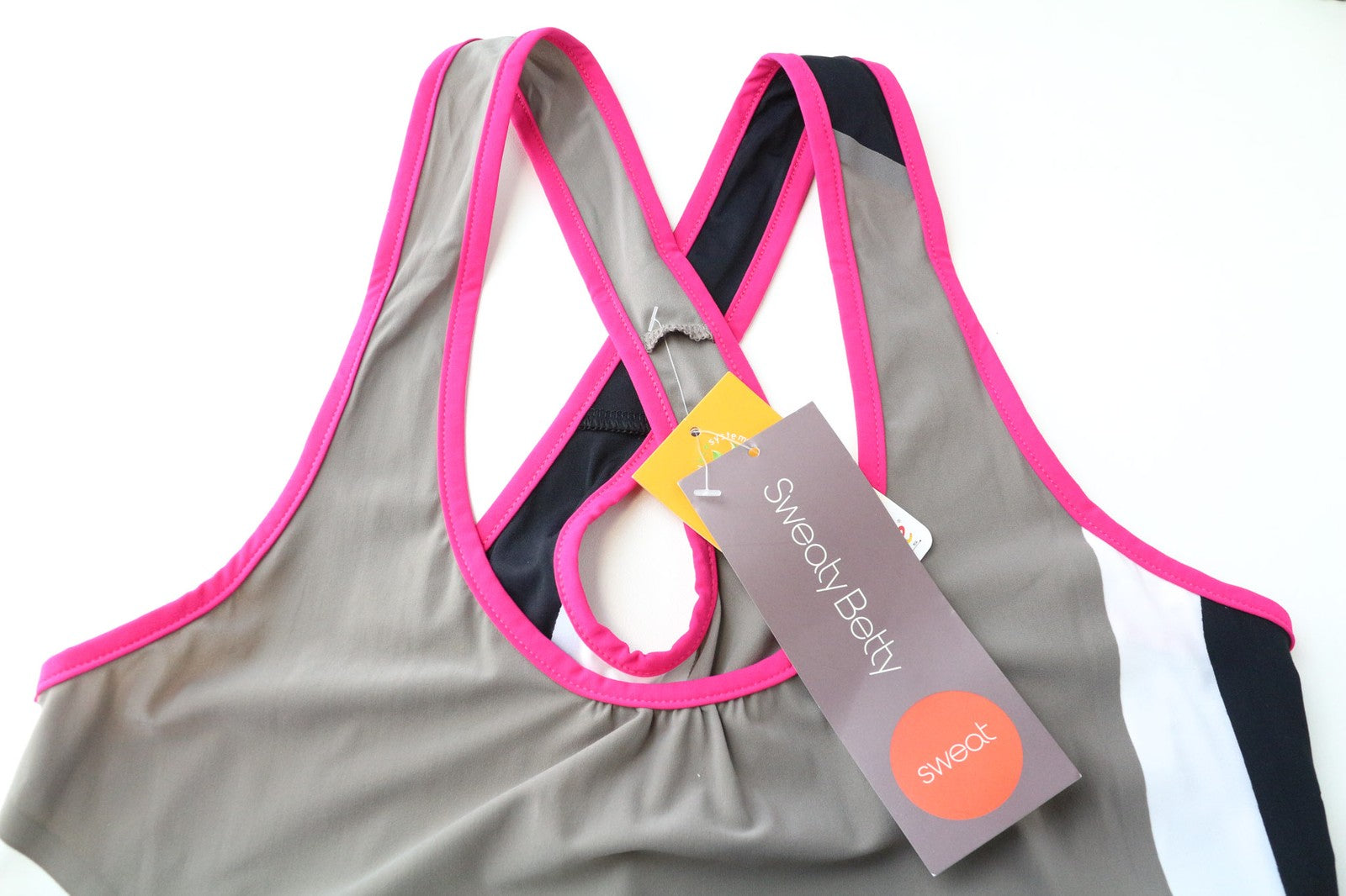 SWEATY BETTY Race Overvest Women's Top XS Grey Sleeveless Running Workout