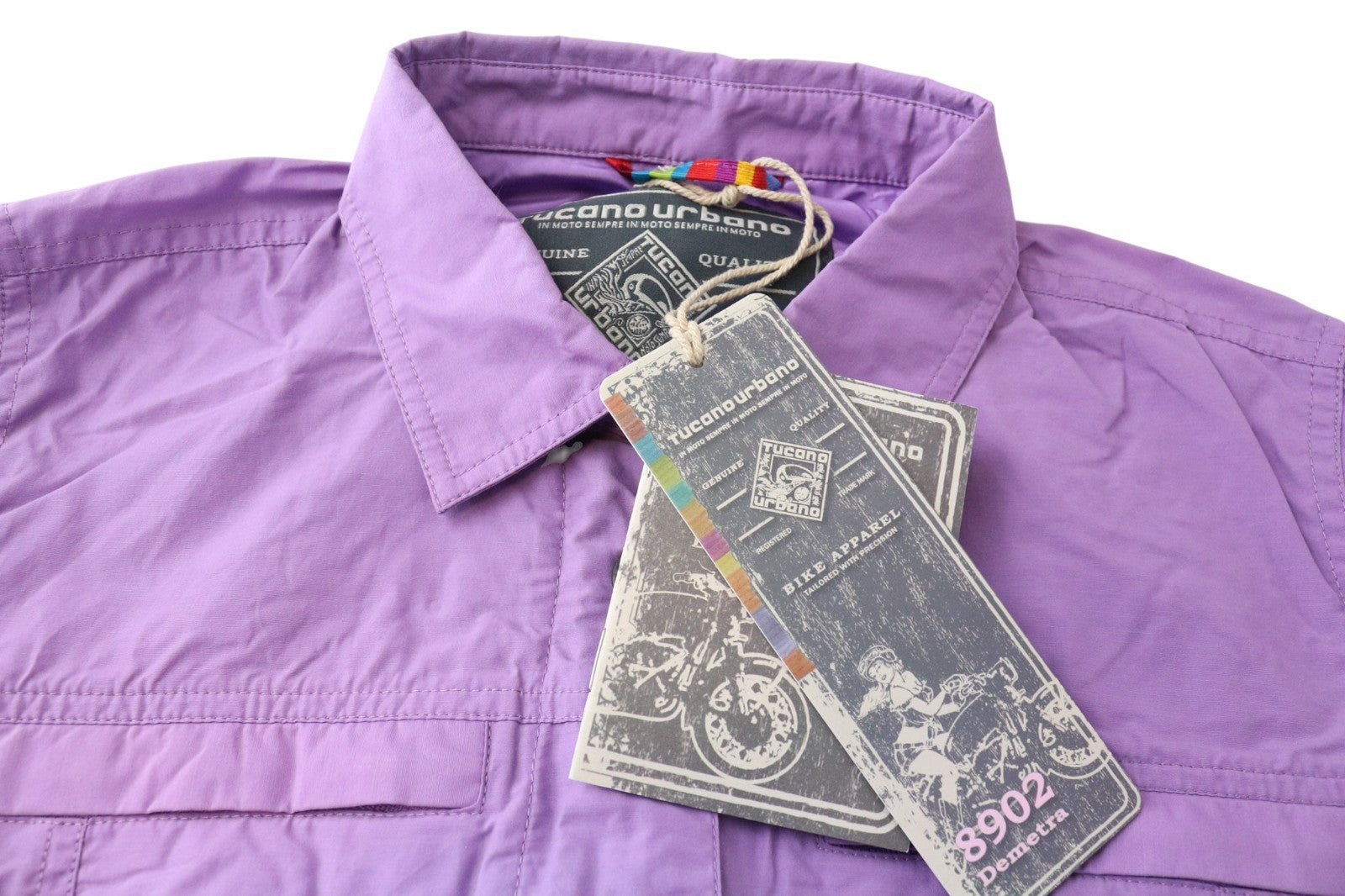 TUCANO URBANO Demetra Women's Jacket IT40 Purple Cotton Blend Coat