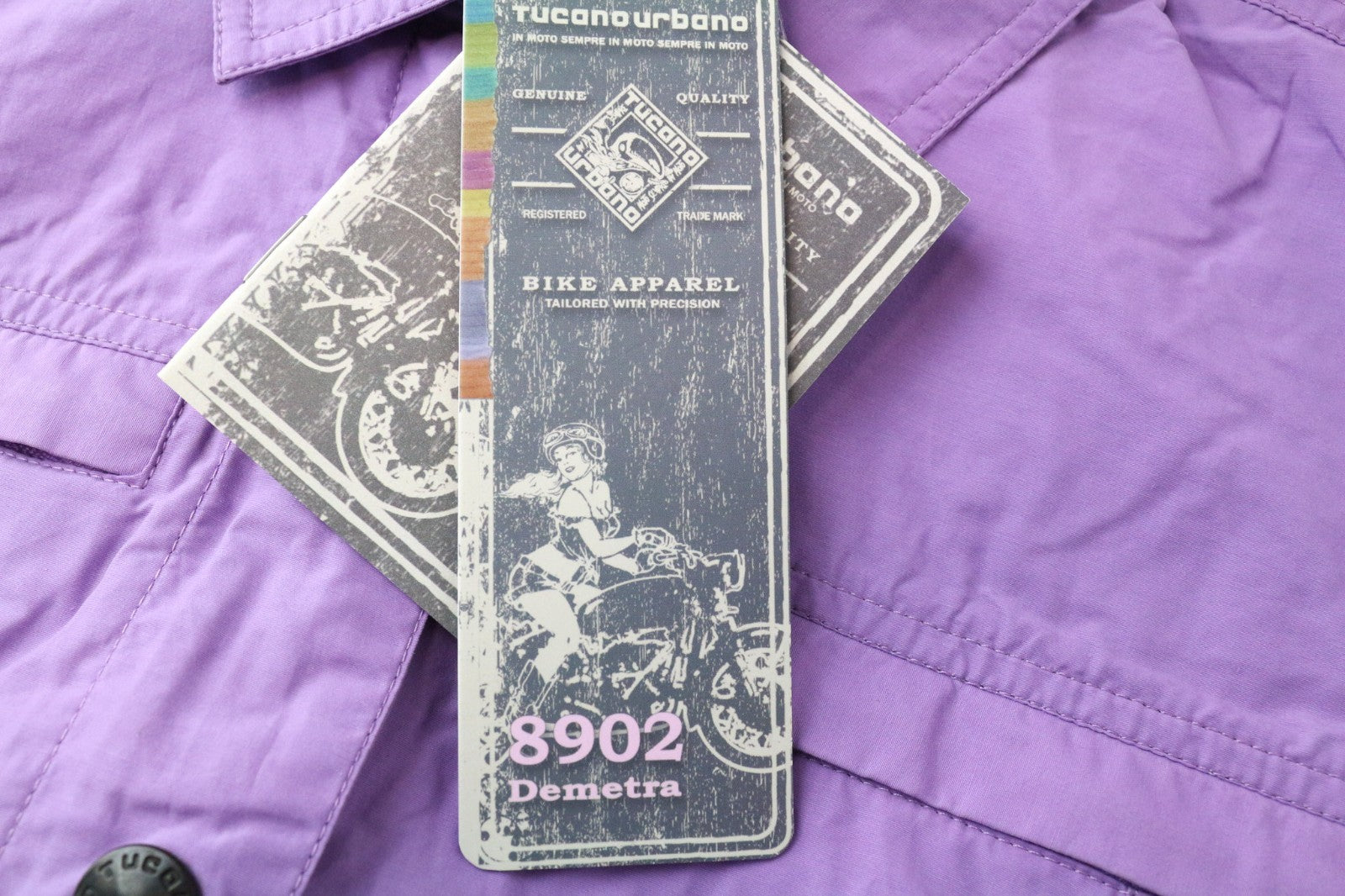 TUCANO URBANO Demetra Women's Jacket IT40 Purple Cotton Blend Coat