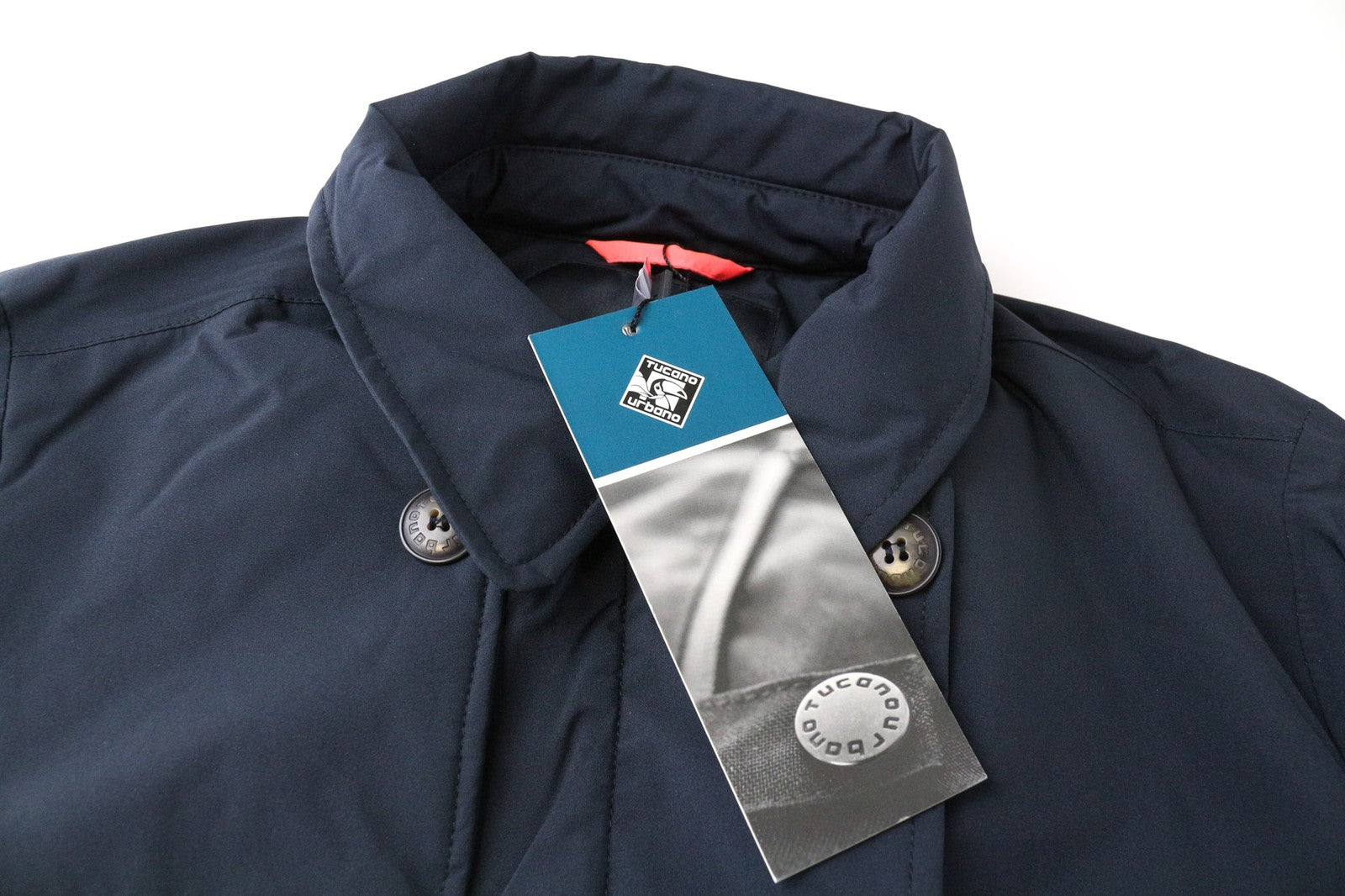 TUCANO URBANO Serissa Light Women's Jacket EU38 Navy Moto Double-Breasted