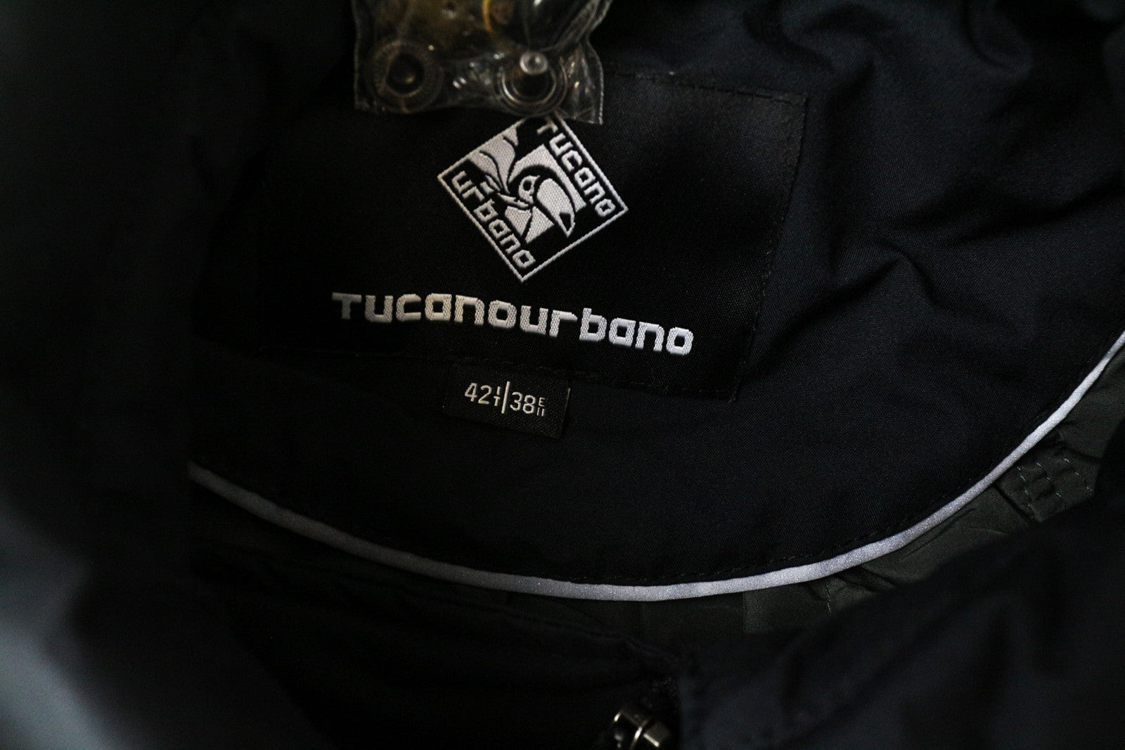 TUCANO URBANO Serissa Light Women's Jacket EU38 Navy Moto Double-Breasted