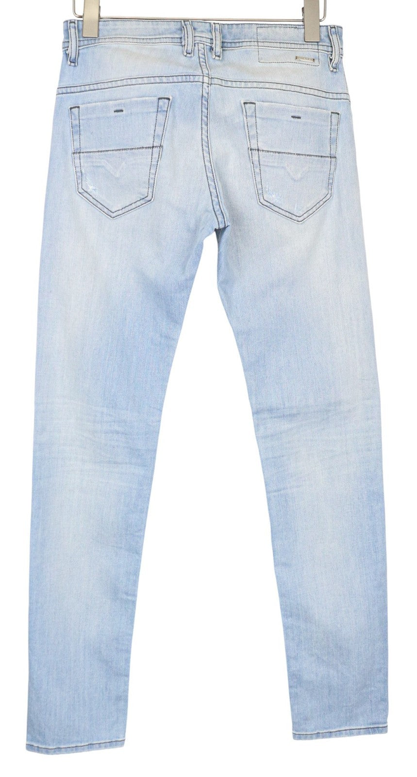 DIESEL Thommer 081AR Men's Jeans W28/L32 Slim Blue Washed Cotton Stretch Fit