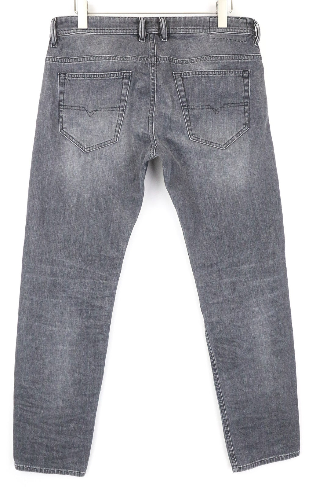 DIESEL Thommer 0095I Men's Jeans W34 Skinny Slim Grey Washed Cotton Stretch