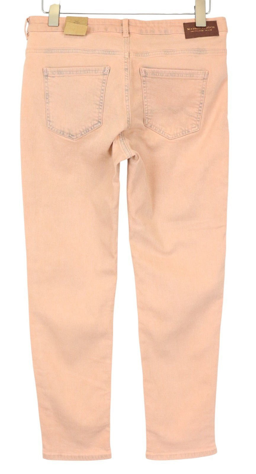 MAISON SCOTCH Petit Ami Women's Jeans W28 Slim Boyfriend Pink Stretch Cotton