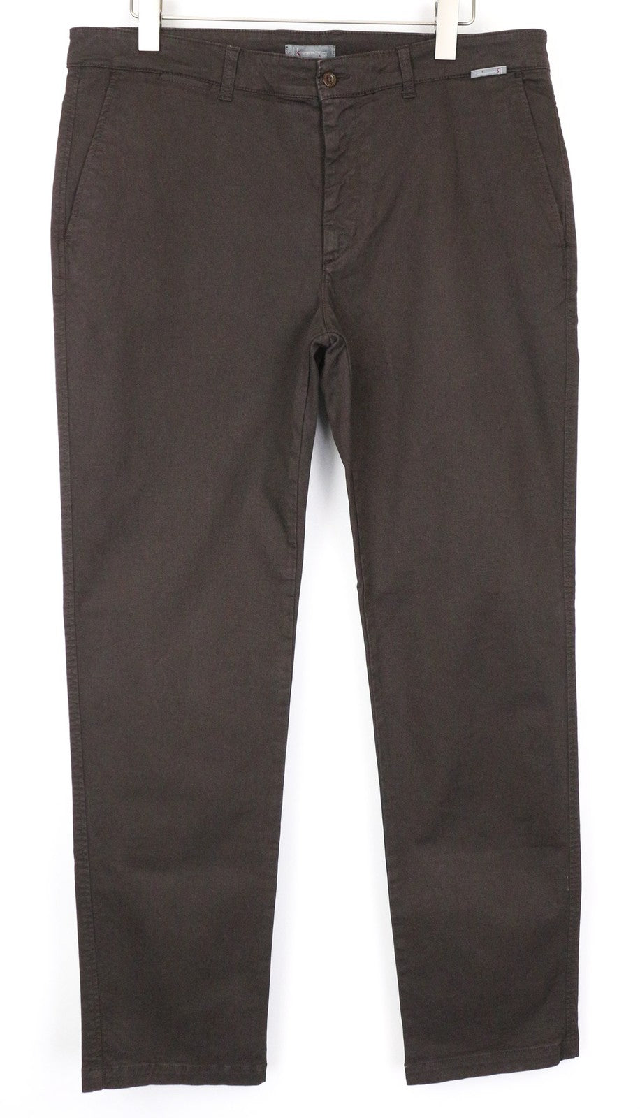 HARMONT & BLAINE Men's Trousers 54 Dark Brown Cotton Stretch Casual Pants