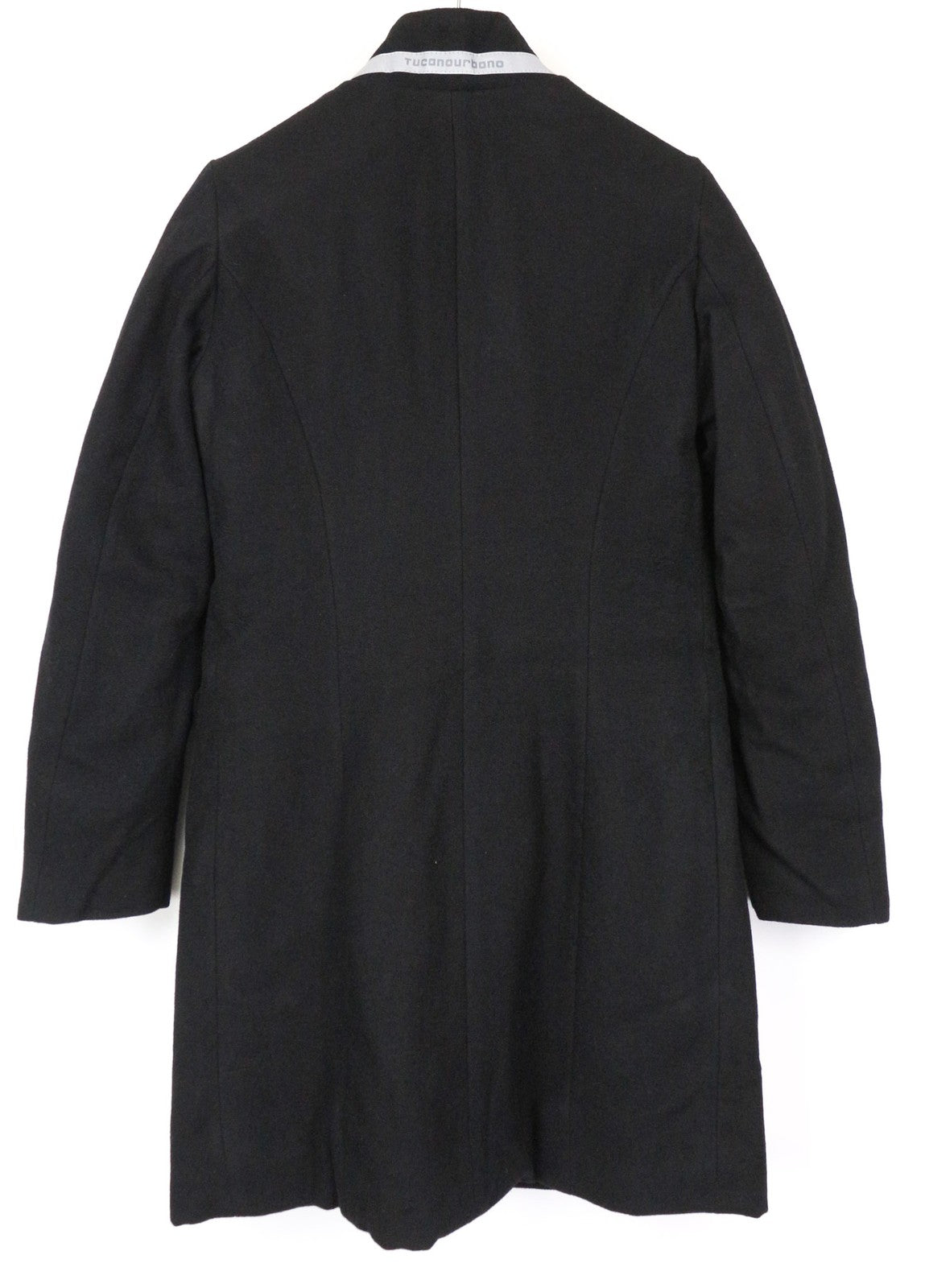 TUCANO URBANO New Carmen Women's Coat IT40 Black Wool Moto Single-Breasted