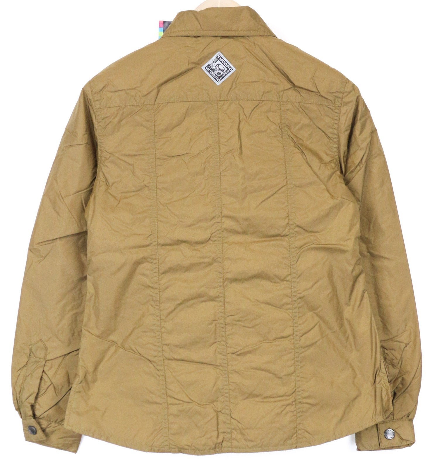 TUCANO URBANO Lori Women's Jacket S Brown Windproof Collared Moto Outerwear