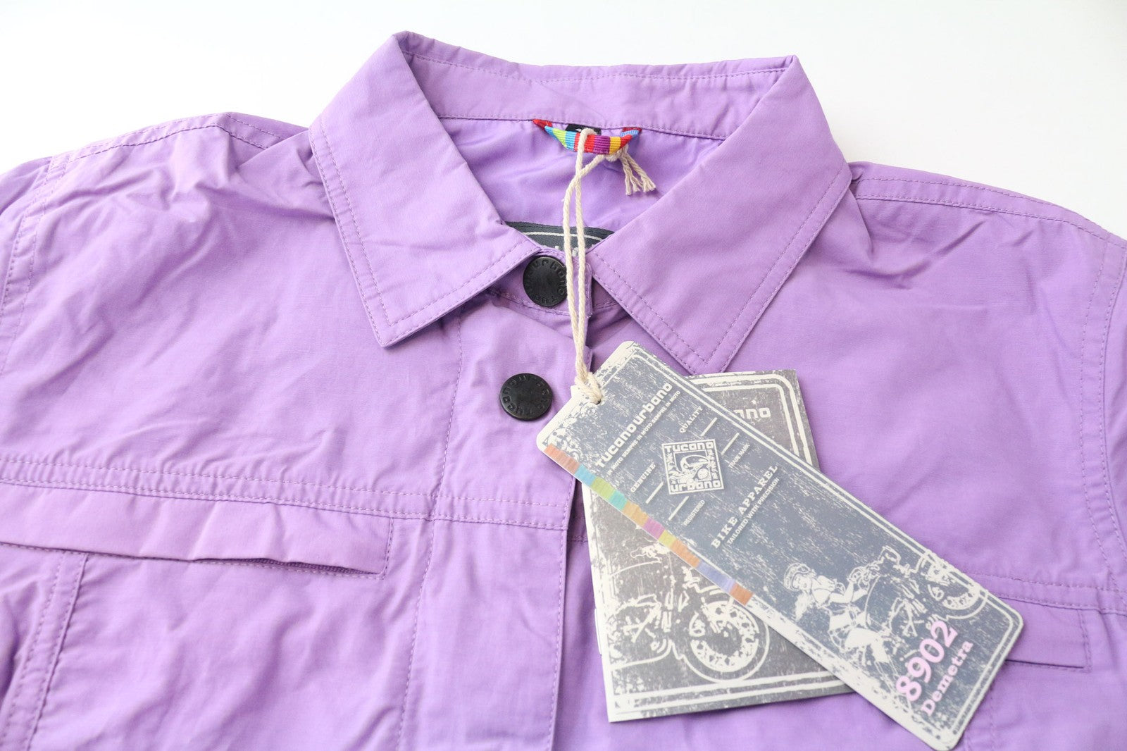 TUCANO URBANO Demetra Women's Jacket IT42 Purple Cotton Blend Windproof