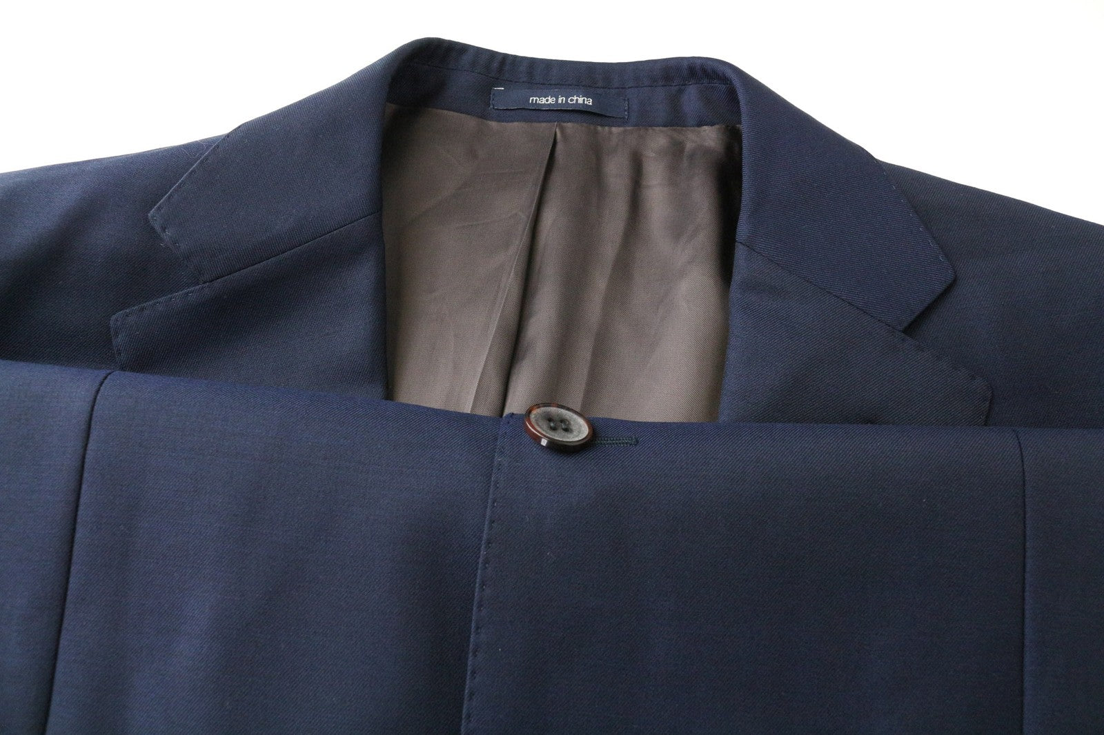 SUITSUPPLY Napoli Men's Blazer UK42R Blue Wool Super 110s Zignone Classic Fit