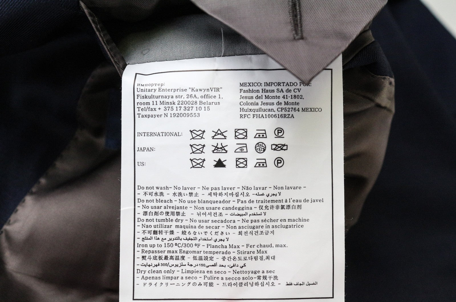 SUITSUPPLY Napoli Men's Blazer UK42R Blue Wool Super 110s Zignone Classic Fit