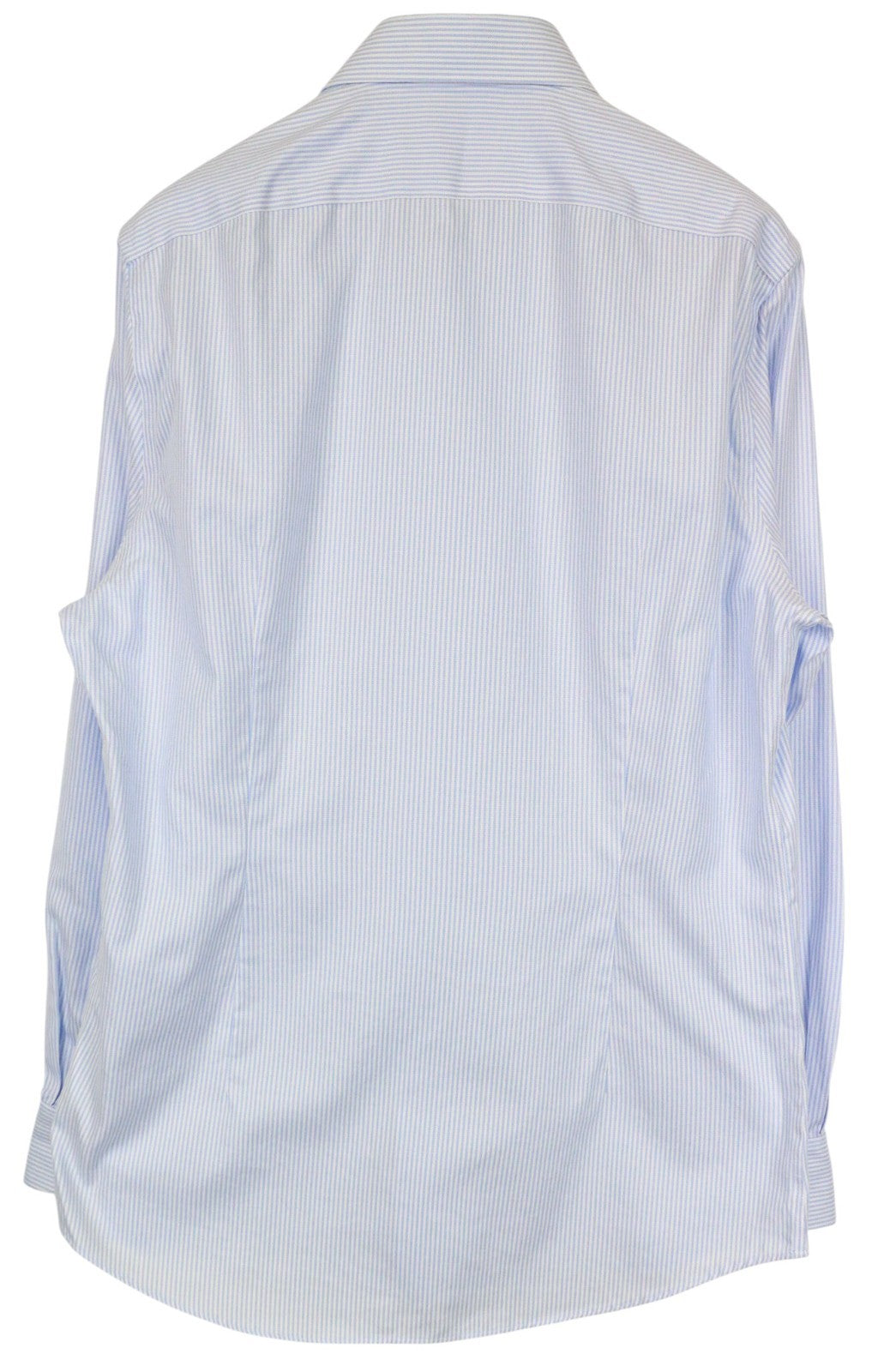 SUITSUPPLY Traveller Men's Formal Shirt 43/17 Extra Slim Blue Cotton