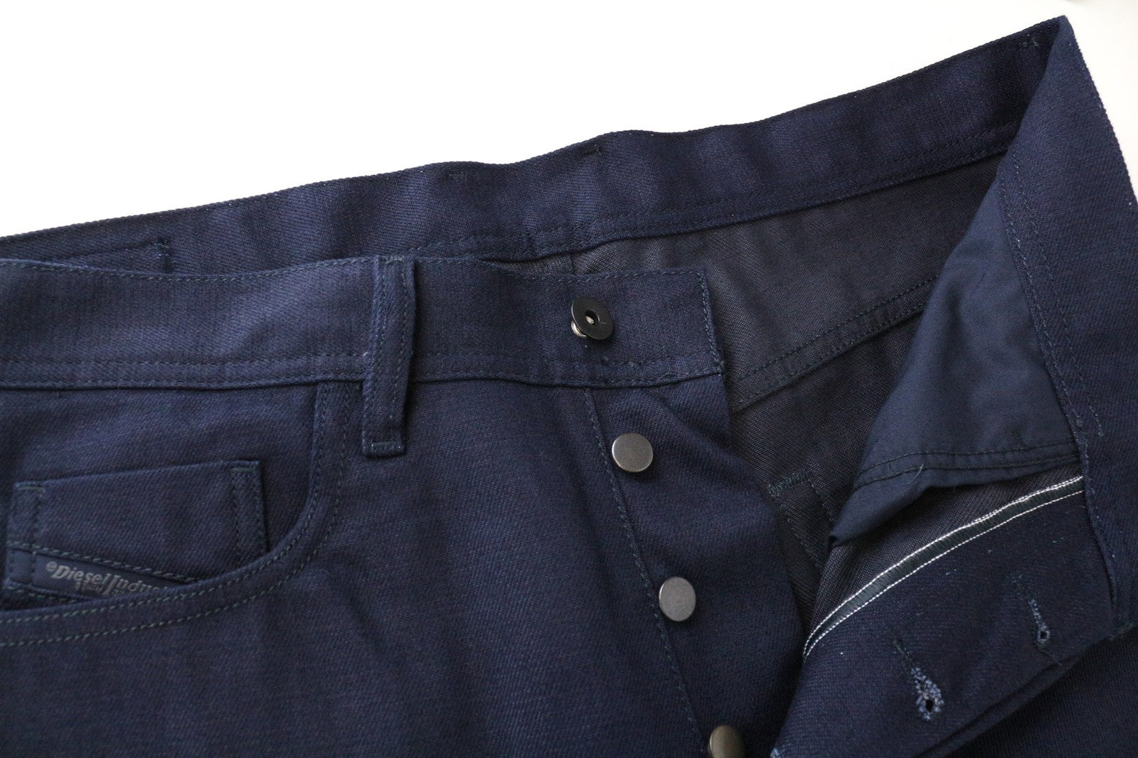 DIESEL Dagh-XP 084ZF Men's Relaxed Straight Jeans W32/L32 Blue Pure Cotton