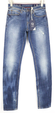 GAUDI JEANS Martin Men's Slim Fit Jeans W29 Cotton Stretch Distressed Wash