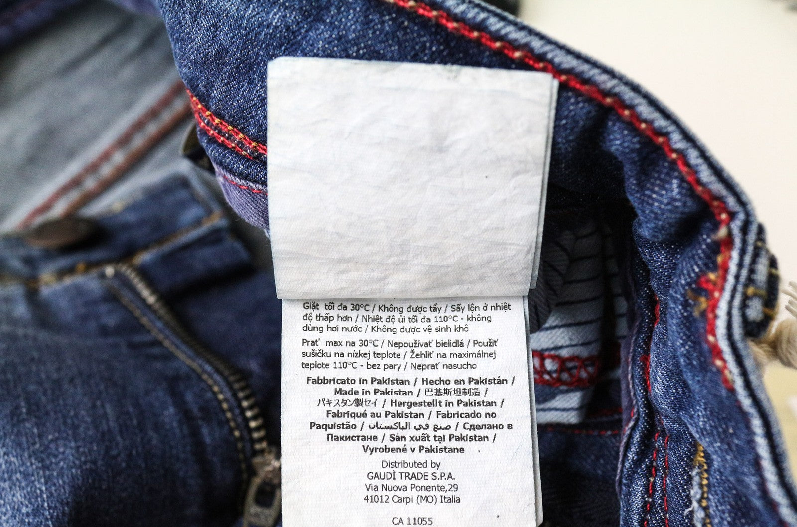 GAUDI JEANS Martin Men's Slim Fit Jeans W29 Cotton Stretch Distressed Wash