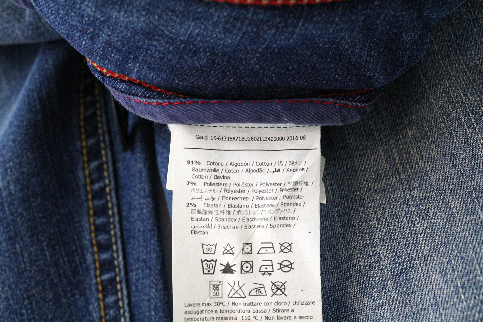 GAUDI JEANS Martin Men's Slim Washed Jeans W29 Stretch Cotton 5-Pocket Style