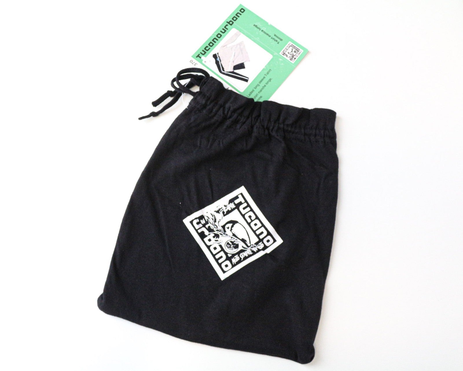 TUCANO URBANO T-TU Lady Women's XS Black Long Sleeve V-Neck Cotton T-Shirt