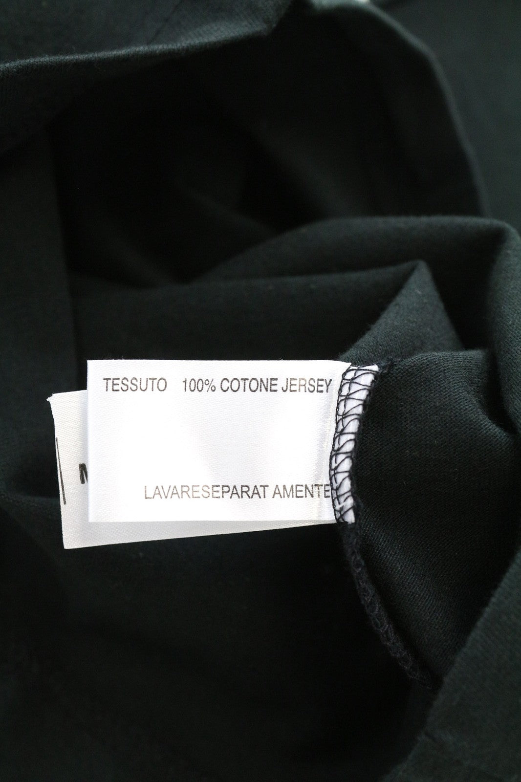 TUCANO URBANO T-TU Lady Women's XS Black Long Sleeve V-Neck Cotton T-Shirt