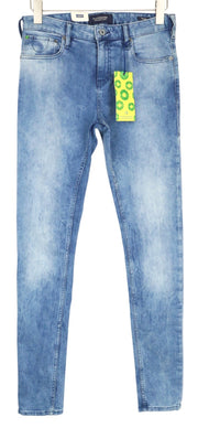 SCOTCH & SODA Skim Men's W29/L34 Skinny Blue Cotton Stretch Faded Jeans