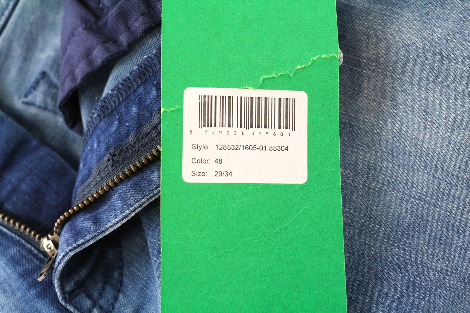 SCOTCH & SODA Skim Men's W29/L34 Skinny Blue Cotton Stretch Faded Jeans