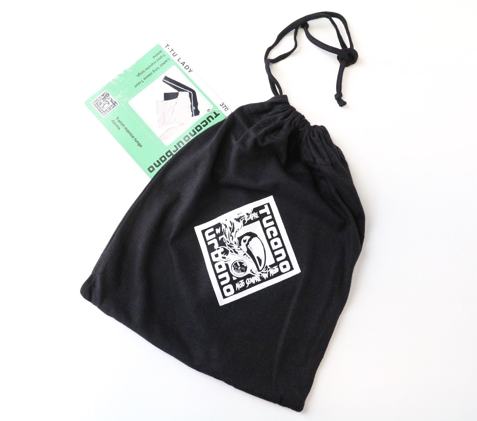 TUCANO URBANO Women's XS Black Cotton Long Sleeve V-Neck Pullover Tee