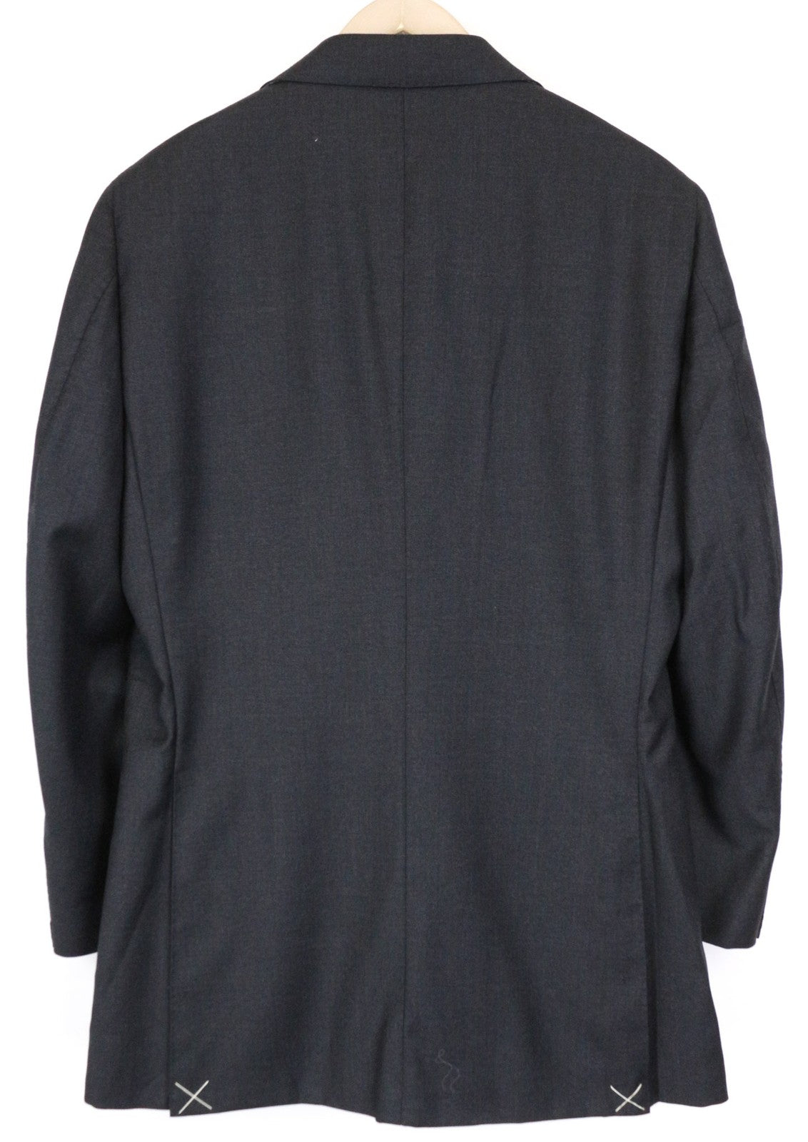 SUITSUPPLY La Spalla Men's UK40R Grey Wool Classic Single-Breasted Blazer