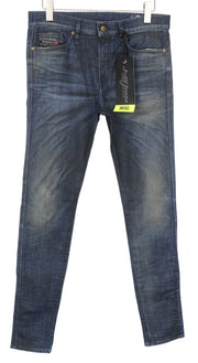 DIESEL D-Reeft-T 0870Y Men's W32 Blue Jogg Sweat Skinny Cotton Stretch