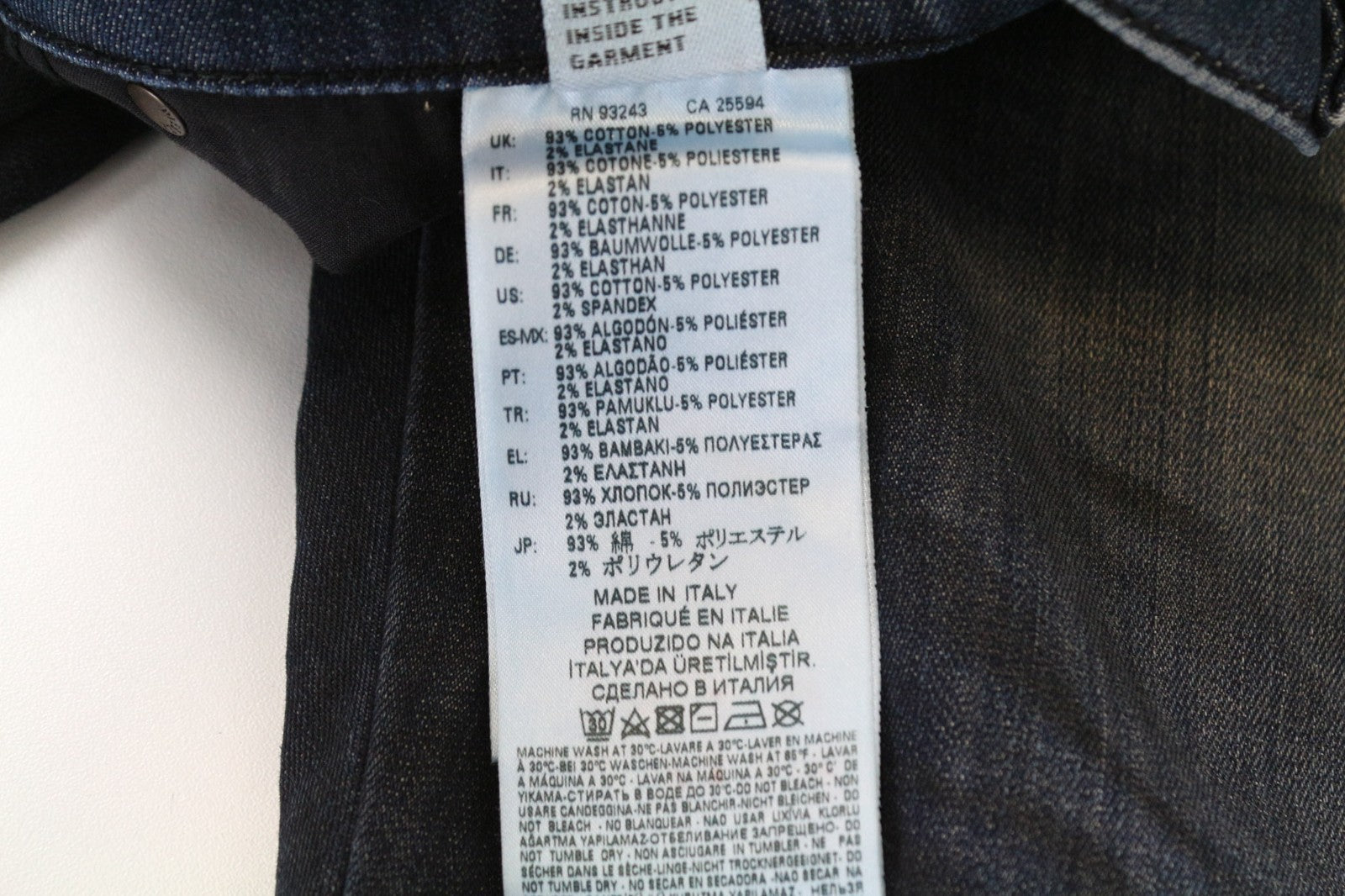 DIESEL D-Reeft-T 0870Y Men's W32 Blue Jogg Sweat Skinny Cotton Stretch