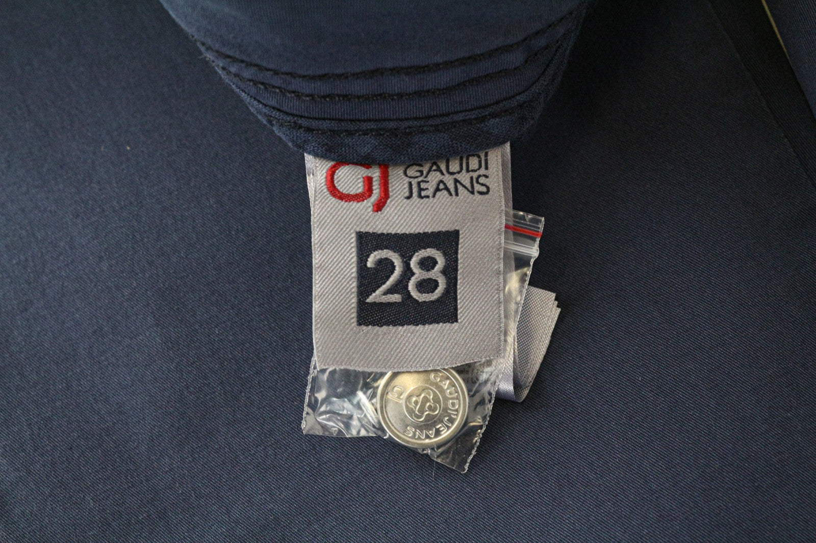 GAUDI JEANS Smith Men's W28 Blue Stretch Cotton Casual Slim Trousers