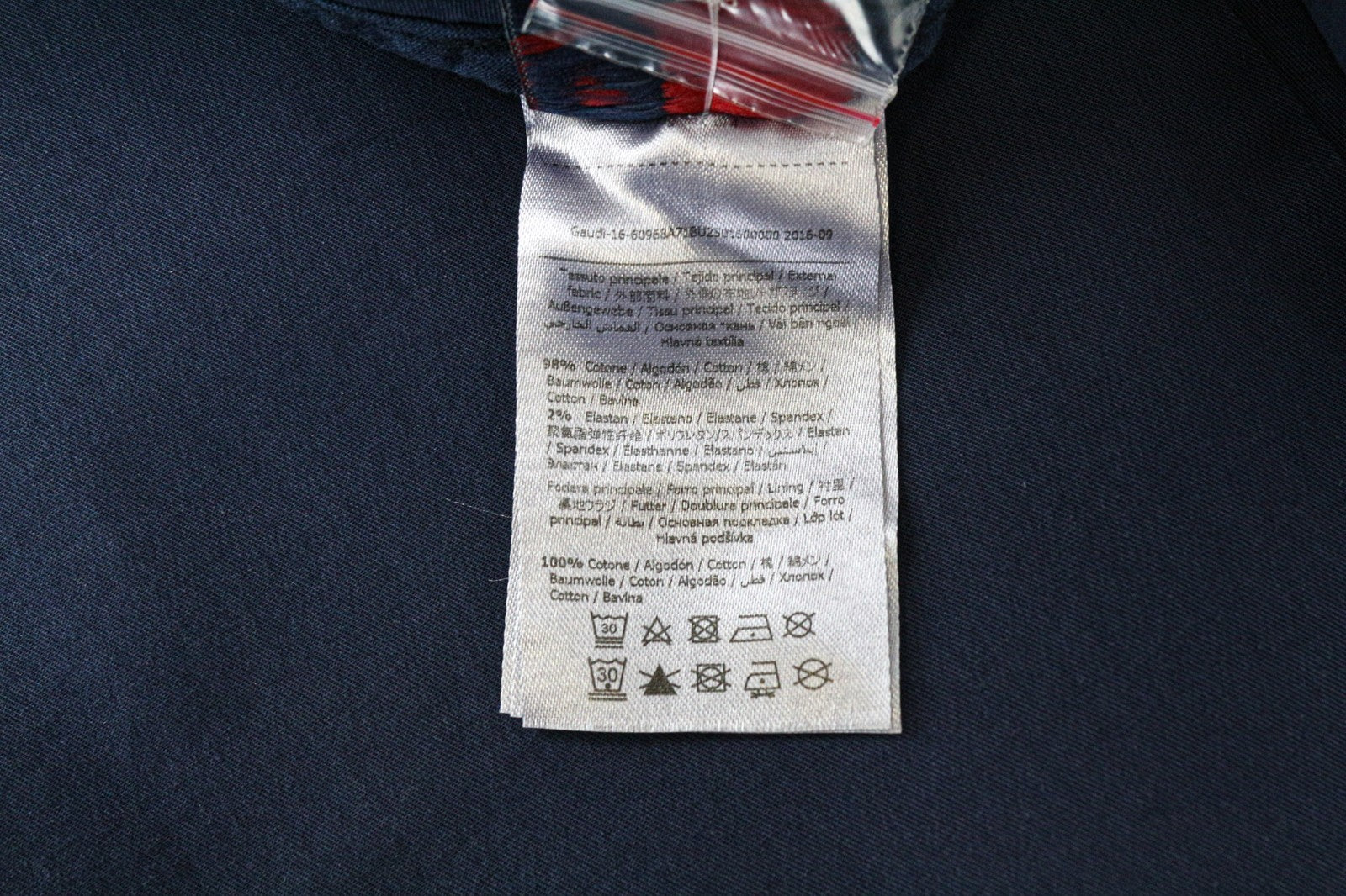 GAUDI JEANS Smith Men's W28 Blue Stretch Cotton Casual Slim Trousers