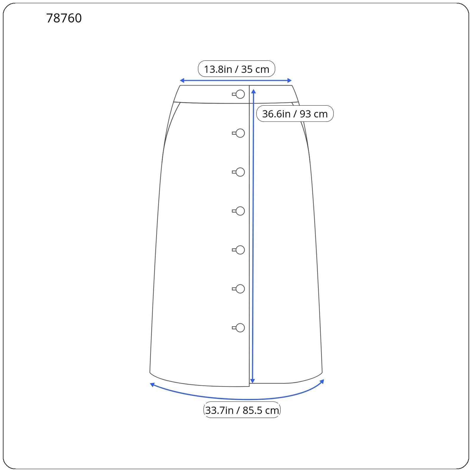 DIESEL D-Rhita-NE 069IG Women's W25 Long Denim Blue Cotton Stretch Skirt Jogg