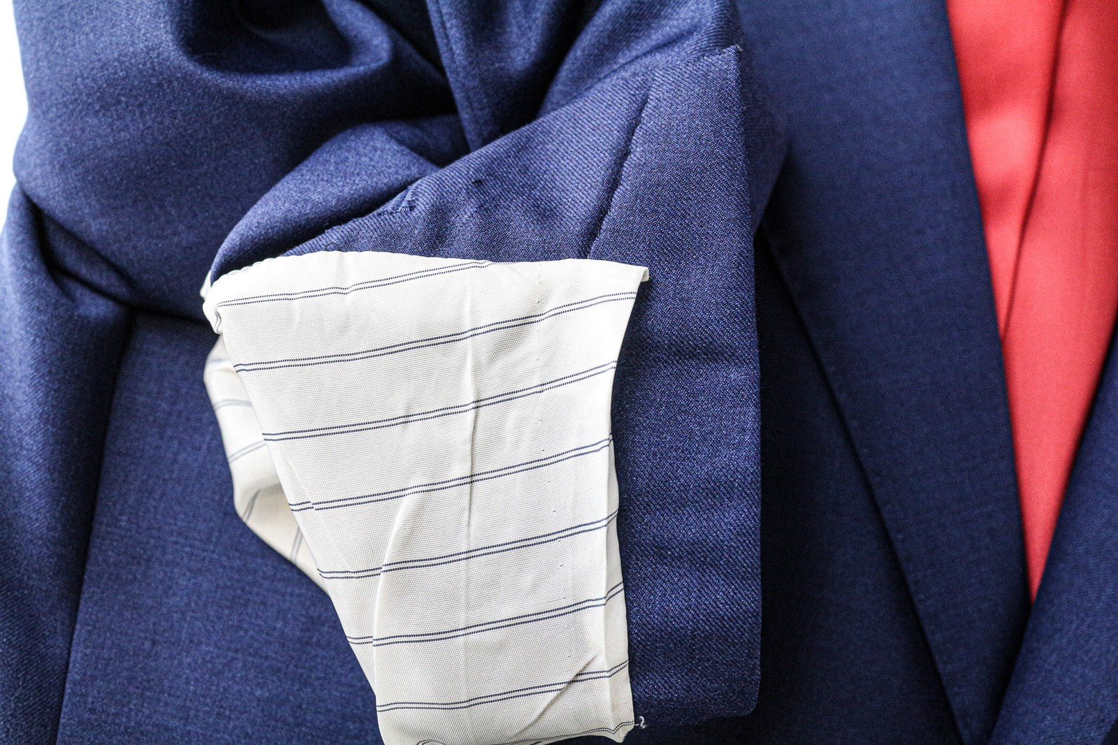 SUITSUPPLY La Spalla Men's UK36S Blue Wool Single-Breasted Formal Blazer