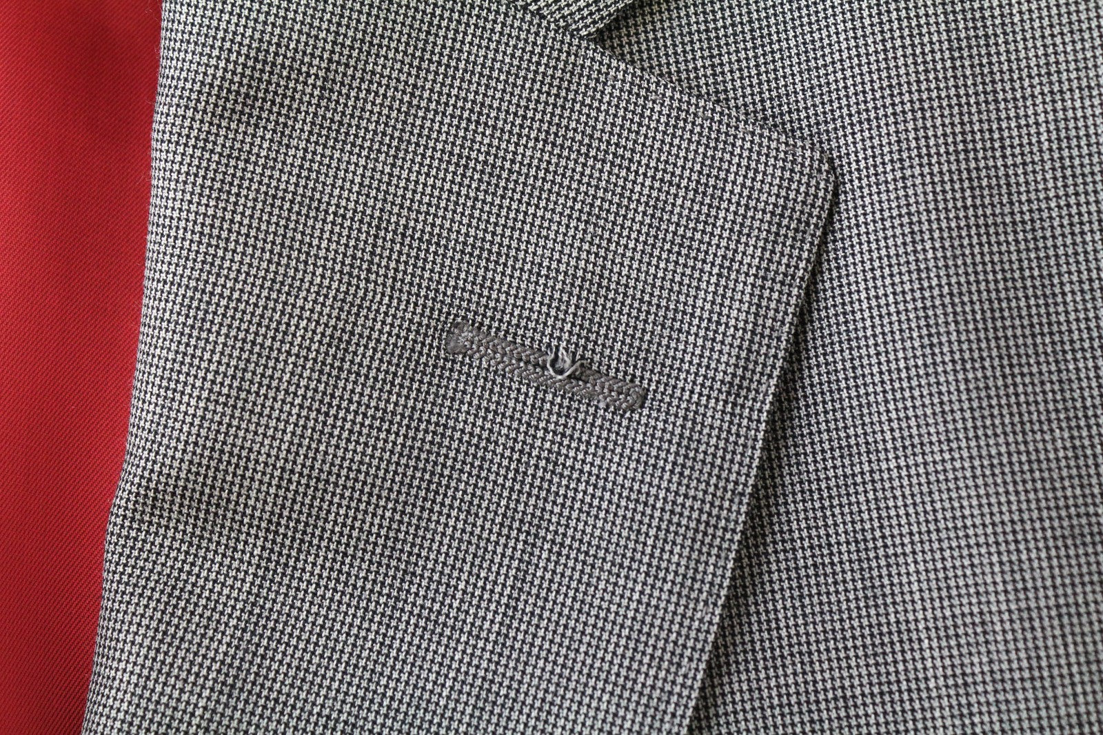 SUITSUPPLY Sienna Men's UK40L Grey Wool Patterned Single-Breasted Blazer