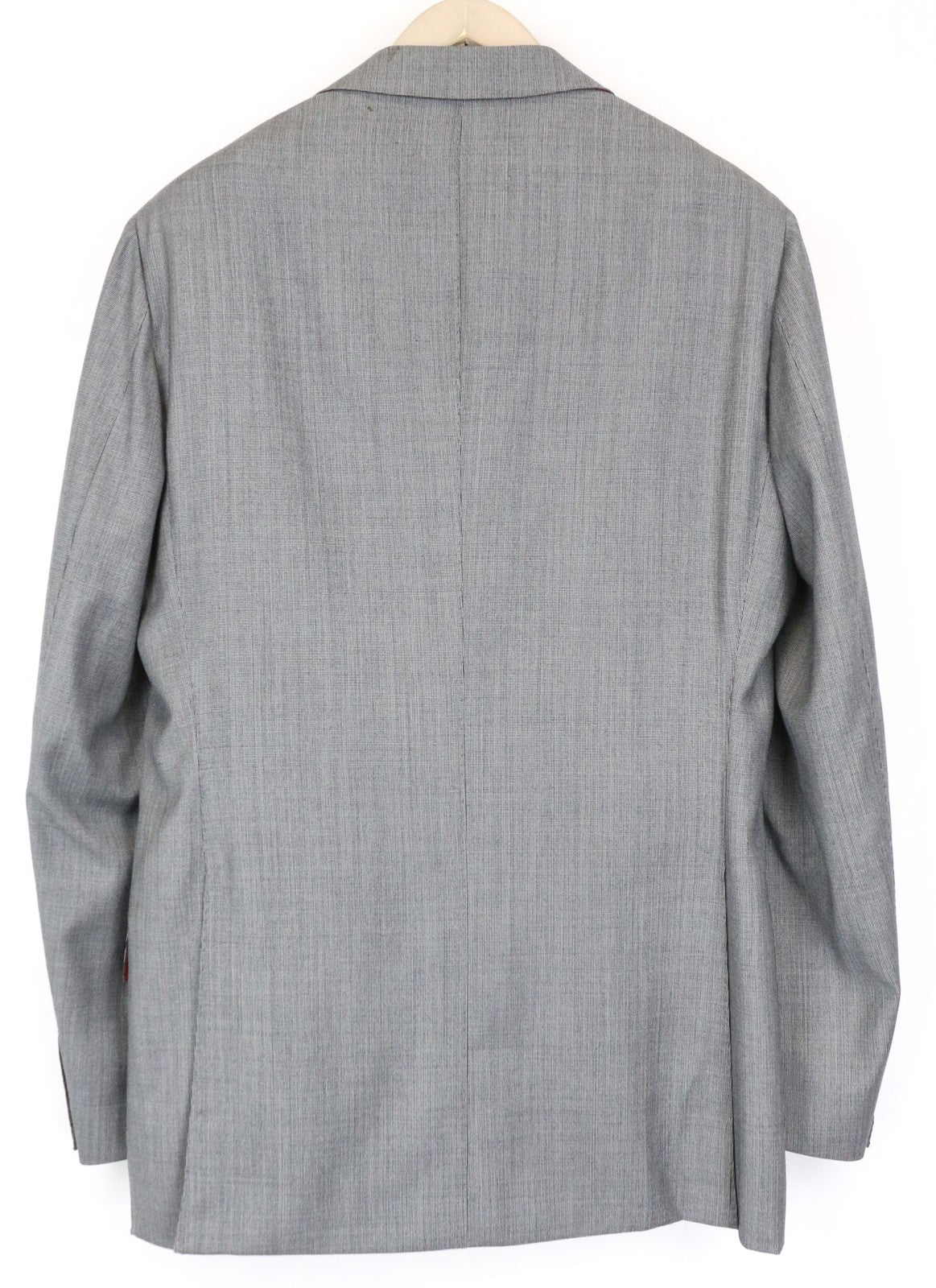 SUITSUPPLY Sienna Men's UK40L Grey Wool Patterned Single-Breasted Blazer