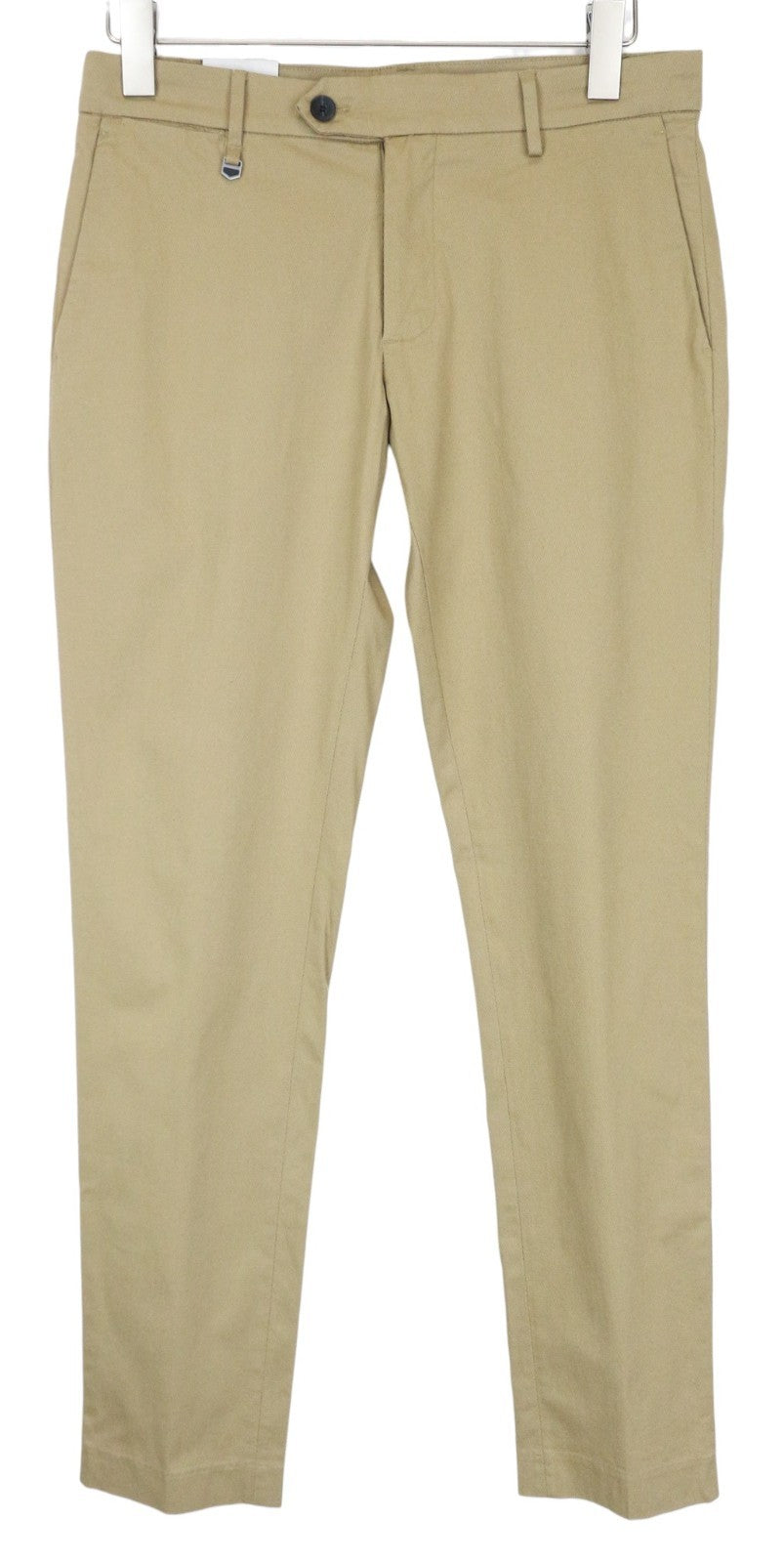 ANTONY MORATO Bryan Men's 44/30 Beige Cotton Stretch Skinny Pleated Pants