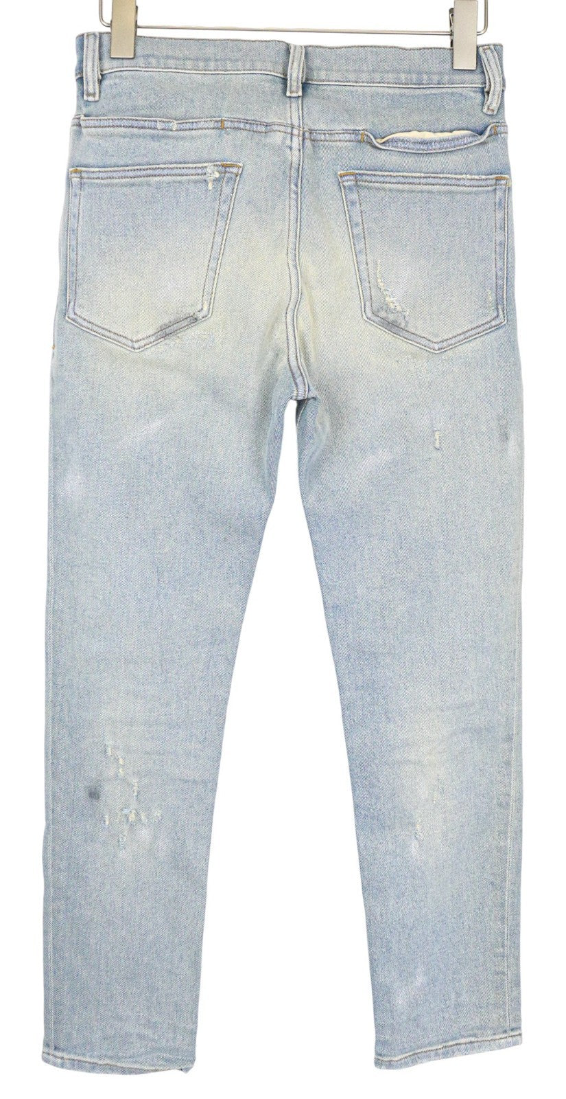 DIESEL D-Eetar 081AK Men's W28/L32 Blue Stained Tapered Cotton Stretch