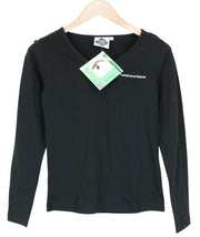 TUCANO URBANO T-TU Lady Women's XS Black Long Sleeve Cotton Pullover Tee