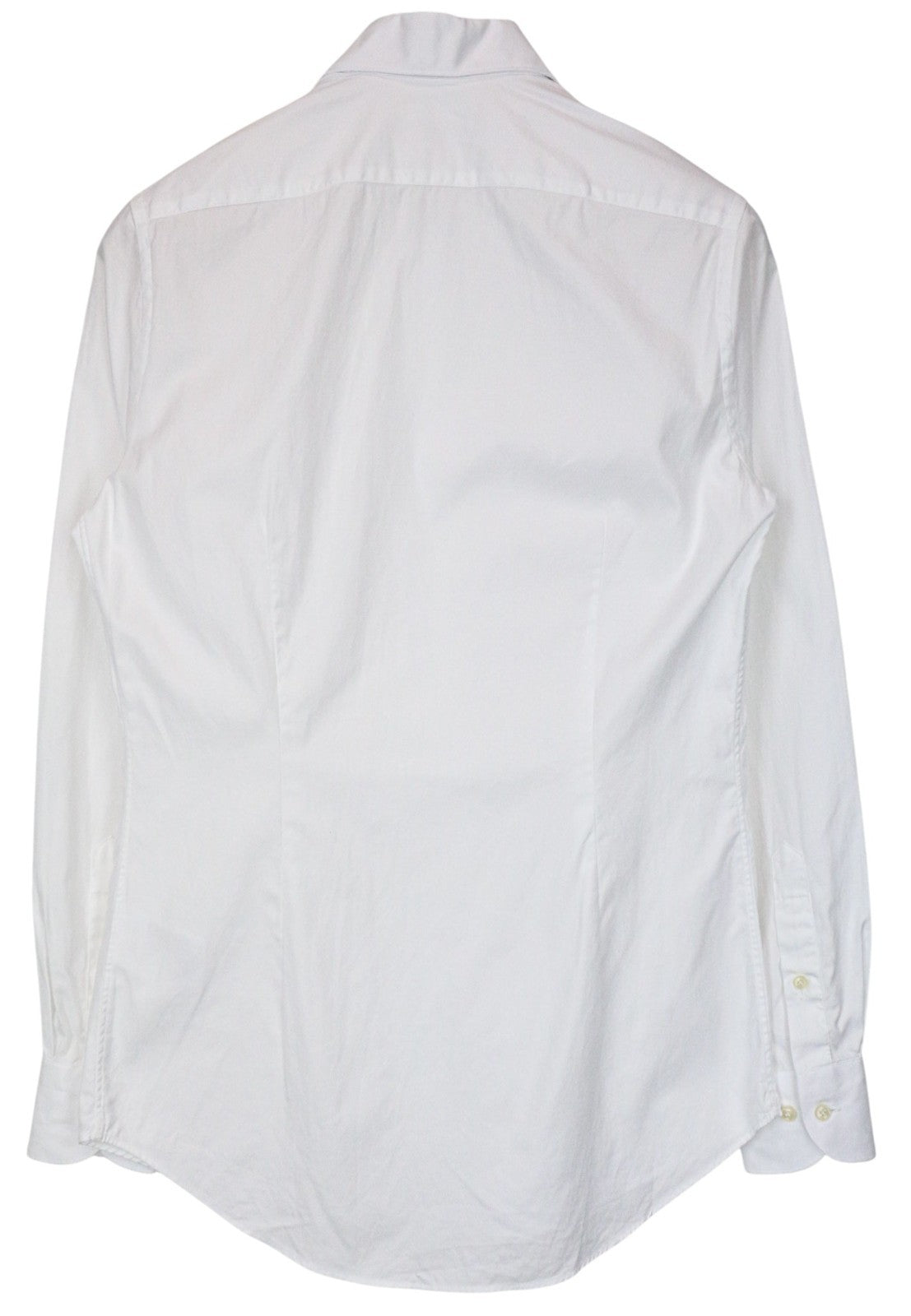 SUITSUPPLY Men's Formal Shirt 37/14.5 Extra Slim White Cotton Cutaway