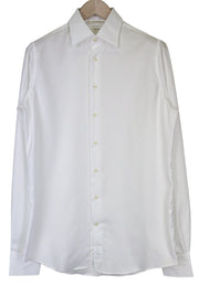 SUITSUPPLY Traveller Men's Formal Shirt 39L/15.5L Slim White Cotton Classic