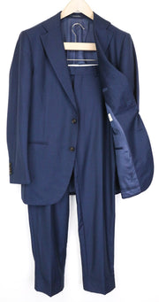 SUITSUPPLY La Spalla Men's Suit UK42R Pure Wool Blue 2Pc Single-Breasted
