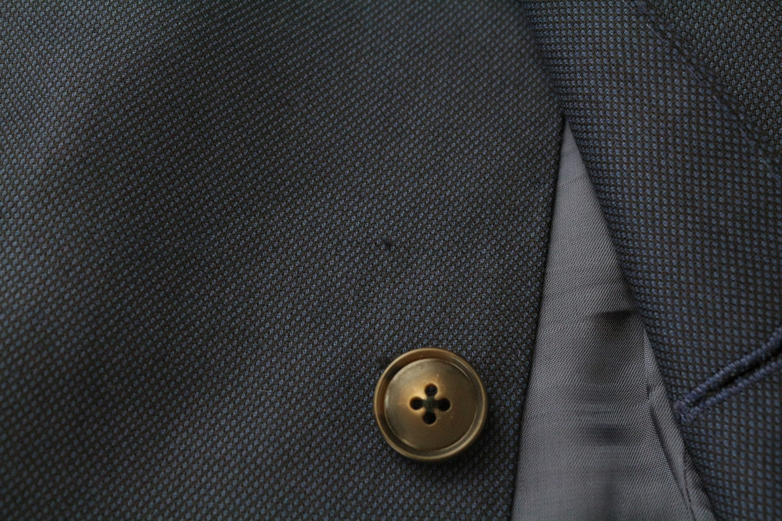 SUITSUPPLY La Spalla Men's Suit UK42R Pure Wool Blue 2Pc Single-Breasted