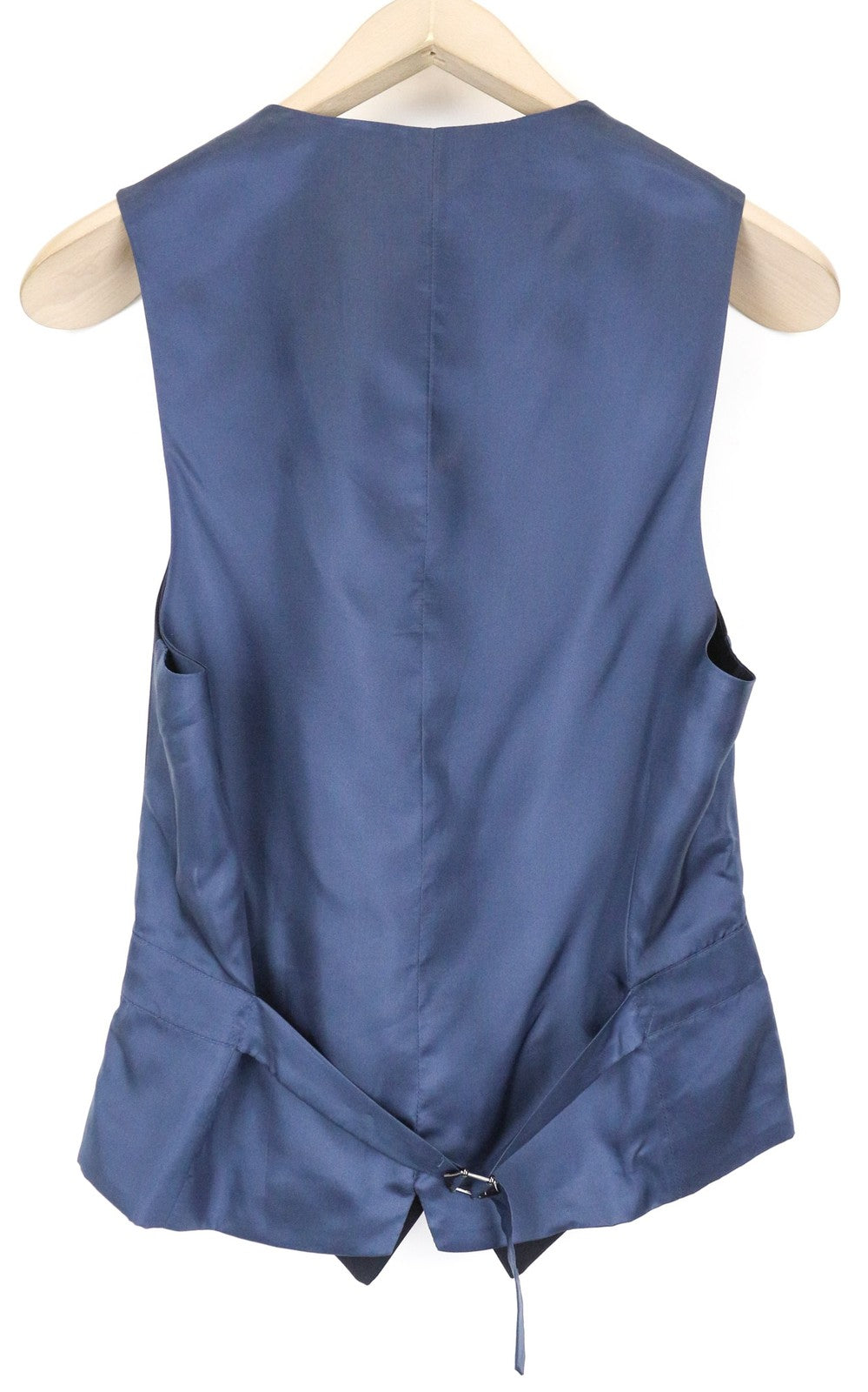 SUITSUPPLY Ferrara Men's Waistcoat UK32R Wool Navy Blue Formal Vest Lined