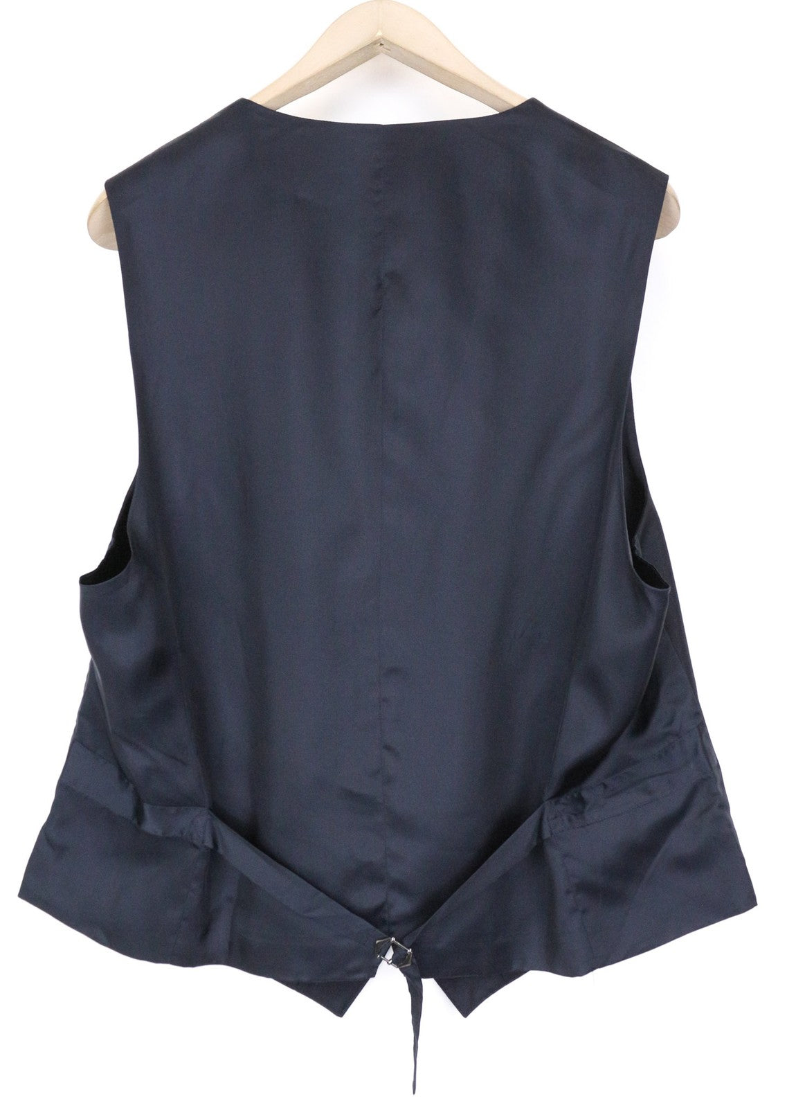 SUITSUPPLY Ferrara Men's Waistcoat UK48R Dark Blue Wool Vest Single-Breasted