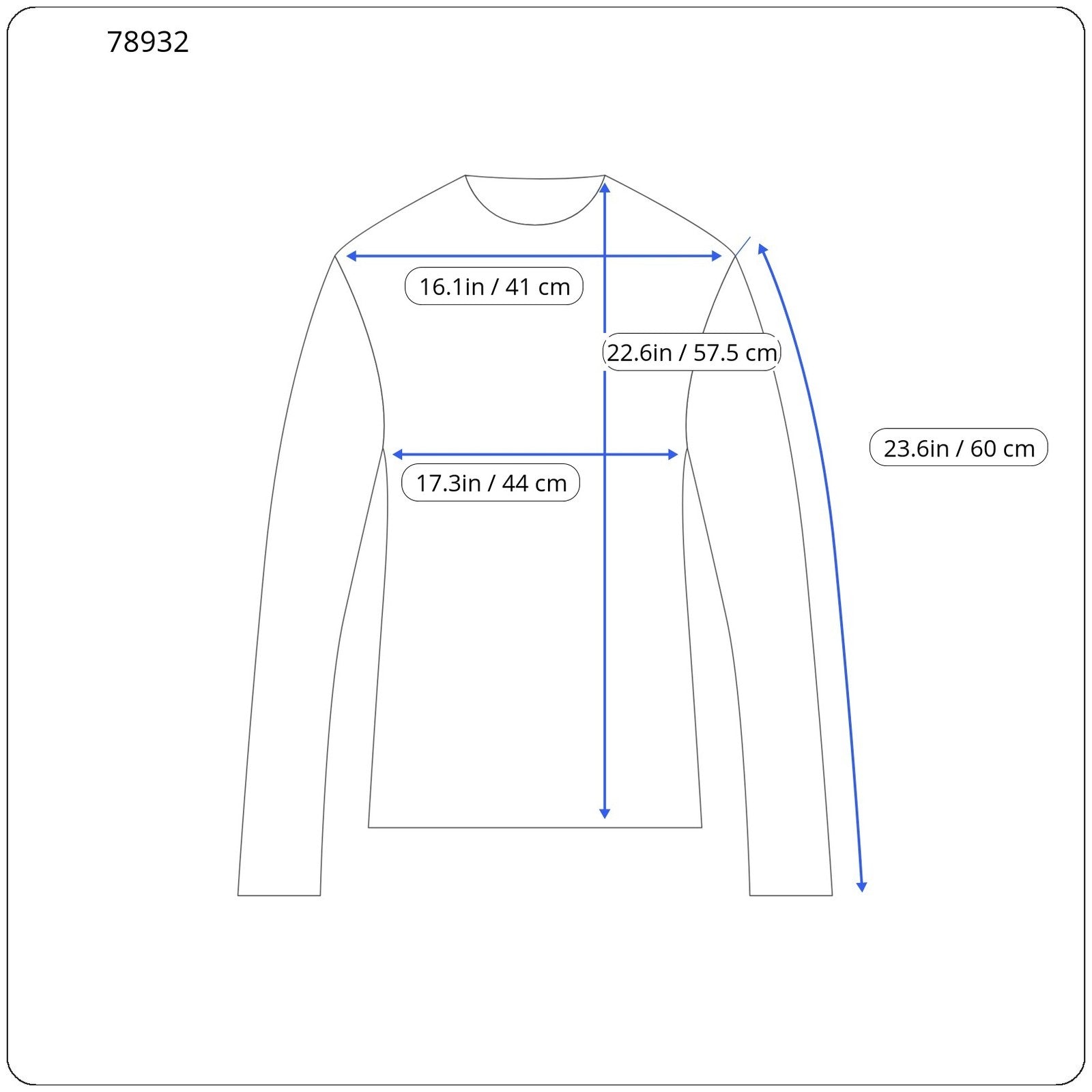 TUCANO URBANO T-TU Lady Women's Top S Black V-Neck Cotton Long Sleeve Casual