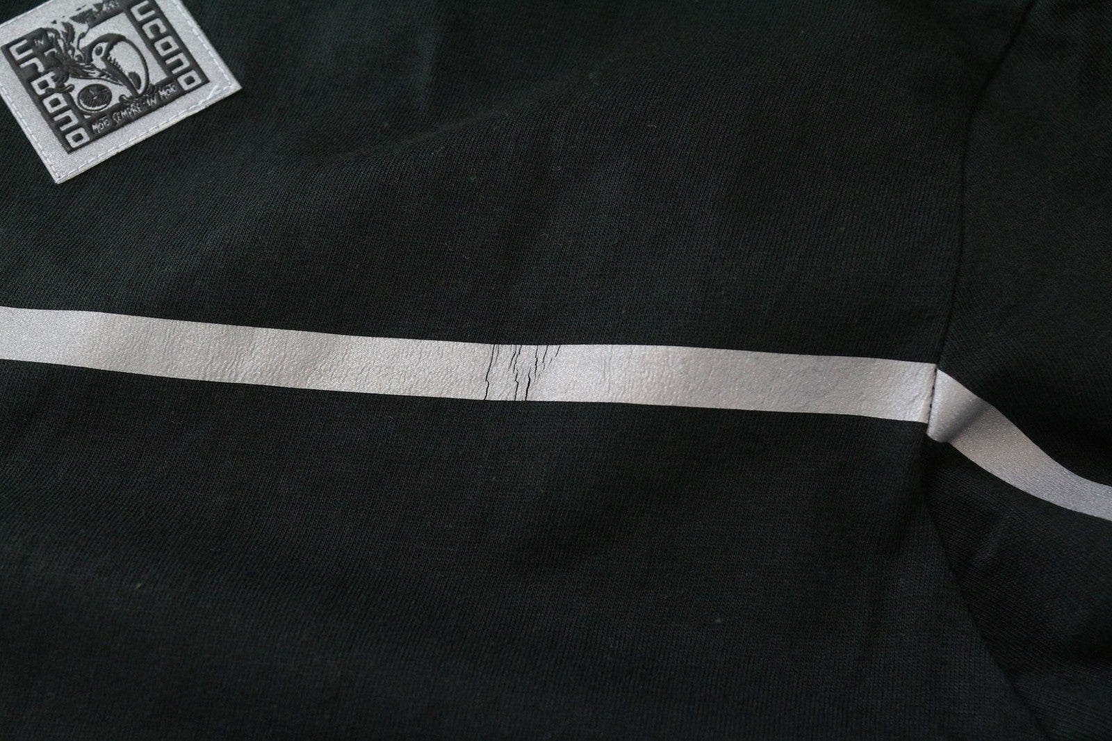 TUCANO URBANO T-TU Lady Women's Top S Black V-Neck Cotton Long Sleeve Casual