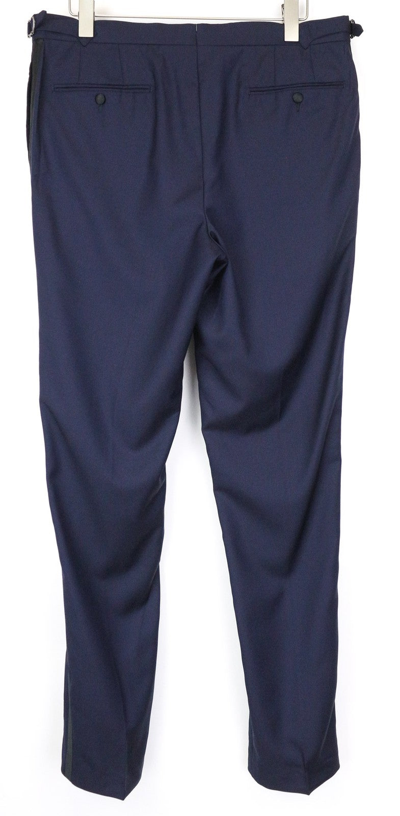 SUITSUPPLY Brescia Tux Men's Trousers UK38L Wool Dark Blue Lined Classic Pants