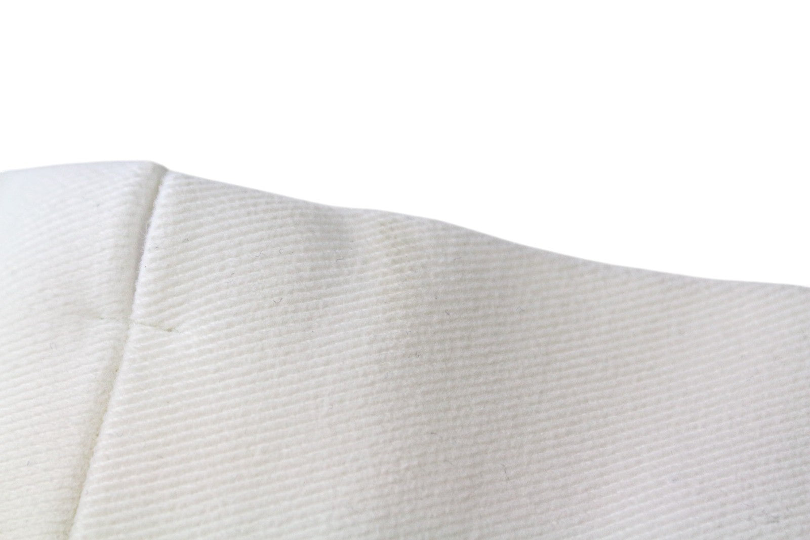 SUITSUPPLY Braddon Men's Pants UK42R Off-White Cotton Stretch Turn-Up Hem