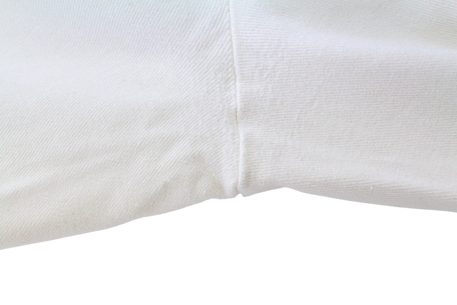 SUITSUPPLY Braddon Men's Pants UK42R Off-White Cotton Stretch Turn-Up Hem