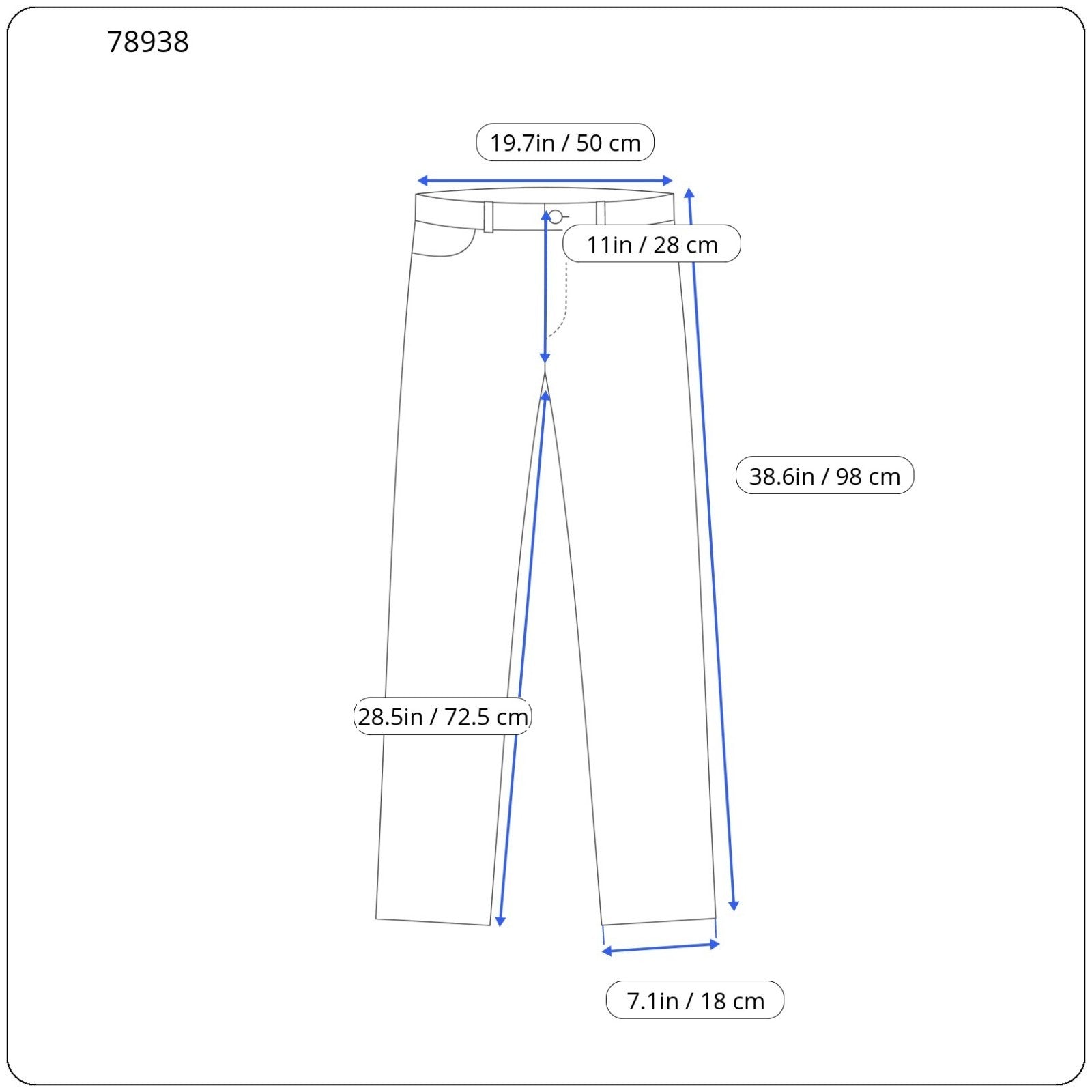 SUITSUPPLY Braddon Men's Pants UK42R Off-White Cotton Stretch Turn-Up Hem